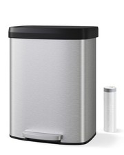 Step-On Trash Can 60L Stainless Steel Silver - Lot of 18 — listing 5