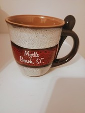 Myrtle Beach South Carolina Souvenir Ceramic Mug with Matching Spoon — listing 4
