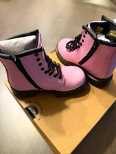 Dr. Martens 1460 Pascal 8-Eye Boots in Pink Distressed Leather, Women's US 9 / EU 41 / UK 7 — listing 6