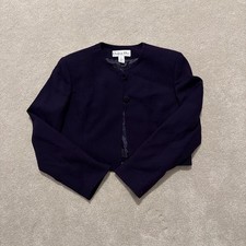 Christian Dior Vintage Cropped Double-Breasted Jacket with Naval Braid Trim, Size M — listing 4
