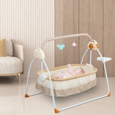 Electric Baby Swing Bouncer with Music and Timer, Model BY066 (Pink), New in Box — listing 6