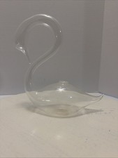 Art Nouveau Style Silver-Tone Swan Bud Vase with Sculptural Neck Handle — listing 5