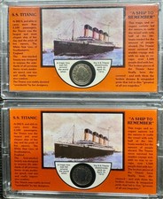 S.S. Titanic "A Ship to Remember" 1912 Liberty V Nickel Commemorative Set
