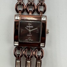 Kessaris Women's Rhinestone Cocktail Watch, Tonneau Case with Roman Numeral Dial — listing 2