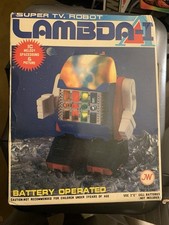 Vintage SH Horikawa Super Machine Lambda-II Battery Operated Robot with Box, Made in Japan — listing 3
