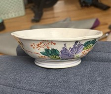 Chinese Rose Medallion Style Porcelain Jardinière with Underplate, Famille Rose Figural Scene — listing 2