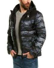 Spyder Men's Insulated Quilted Full-Zip Jacket, Size M — listing 6