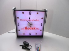Vintage Kodak 'Use Kodak Film' Illuminated Advertising Wall Clock — listing 2