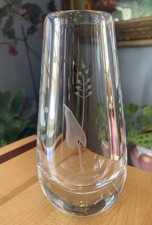 Orrefors Sven Palmqvist Smokey Charcoal Art Glass Vase, Signed 3918/138 — listing 6