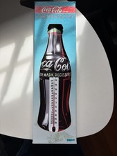 Coca-Cola Contour Bottle-Shaped Embossed Tin Thermometer — listing 6