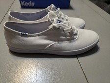 Keds Women's White Leather Lace-Up Sneakers with Ortholite Insole — listing 6