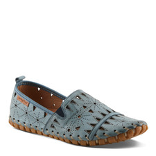 Spring Step Tan Perforated Leather Slip-On Loafer Flats, EU 40 — listing 3