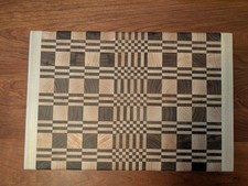 Handcrafted Striped Hardwood Cutting Board 16.5x9.5 in Walnut Maple Wenge — listing 4