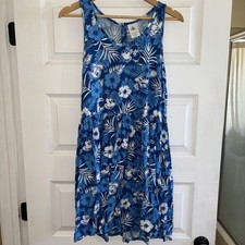 Disney Mickey & Friends Hawaiian Aulani Print Girls Tank Dress — listing 2