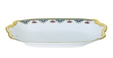 Limoges France Porcelain Rose Floral Mint / Cracker Tray with Gold Trim — listing 4