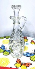 Vintage Anchor Hocking Early American Prescut Star of David Cruet (Missing Stopper) — listing 6