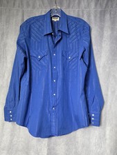 Vintage Ely Cattleman Men's Western Pearl-Snap Shirt, Serape Stripe, Size XL — listing 6