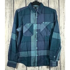 The North Face Women's Relaxed Fit Woven Flannel Shirt, Purple Plaid, Size L — listing 3