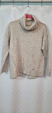 Michael Kors Cream Cowl Neck Waffle Knit Sweater, Size L, listing 5