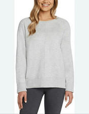 Max & Mia Women's Light Blue Raglan Crewneck Sweater — listing 3