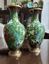 Chinese Cloisonné Miniature Baluster Vase with Lotus and Cloud Scroll Motif — listing 4