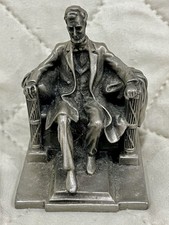Vintage Pewter Abraham Lincoln Caricature Figurine — listing 4
