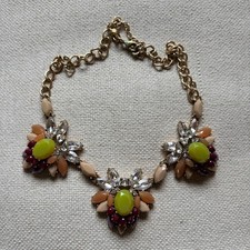 J.Crew Floral Cluster Statement Necklace with Pastel Cabochons and Rhinestones — listing 6