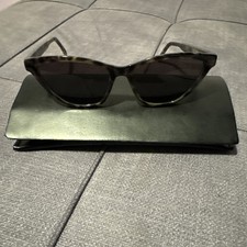 Saint Laurent SL 333 Cat-Eye Sunglasses in Grey Havana