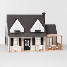 Magnolia Large Wooden Dollhouse with Furniture Set — listing 2