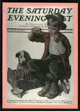1993 Comic Images Norman Rockwell Collector Cards - Card #89 Bedside Manner & Checklist Card — listing 3