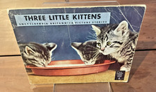 Plush Pink Cat/Kitten Baby Toy with "Three Little Kittens" Embroidery — listing 2