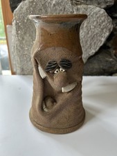 Handmade Studio Pottery Face Mug with Sculpted Features — listing 6