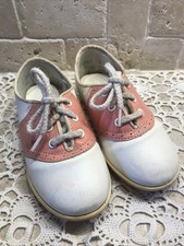 Kinney Kids Vintage Toddler Brown Suede/Leather Lace-Up Shoes, Size 25/26 — listing 3