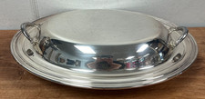 Antique Silver Plate Adjustable Casserole / Hot Dish Holder Trivet with Shell Feet — listing 2