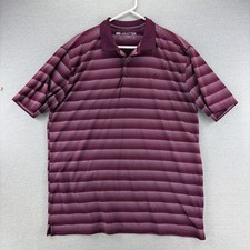 Ariat AriatTek Heat Series Men's Striped Short Sleeve Polo Shirt XL Red — listing 2