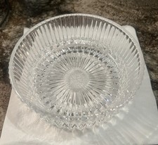 Avon Fostoria Crystal Pool Floating Candle Holder with Floral Medley Lily — listing 6