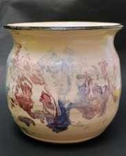 Studio Pottery Stoneware Utensil Crock / Canister with Sun Motif — listing 4