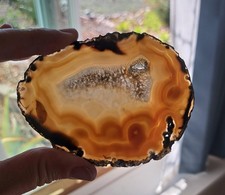 Mixed Mineral Specimen Display Slab with Quartz, Amethyst, Pyrite and Calcite — listing 5