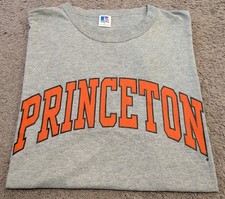 Princeton University Tigers Heather Gray Graphic T-Shirt, Women's Size M