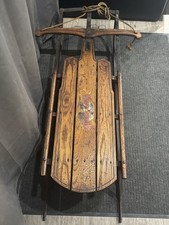 Flexible Flyer No. III Vintage Wooden Runner Sled — listing 4