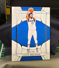 Panini National Treasures Jalen Brunson Base Card /75 New York Knicks, listing 5