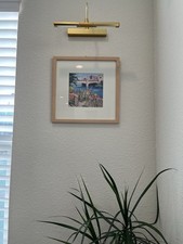 Framed Coastal Village Art Print "The Fisherman's Retreat" - Pencil-Signed and Titled — listing 2