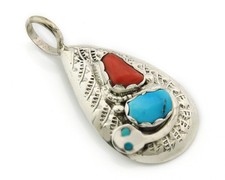 Effie Calavasa Zuni Sterling Silver & Turquoise Snake Ring Size 5-6