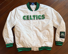 Boston Celtics Wool & Leather Varsity Letterman Jacket JH Design — listing 4