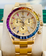 Rolex Cosmograph Daytona 'Rainbow' Chronograph Watch (Reference 116599 RBOW style), Black Dial with Sapphire Bezel — listing 3