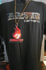Carhartt N°89 Detroit Graphic Black T-Shirt, Vintage Style Retro, Size L — listing 6