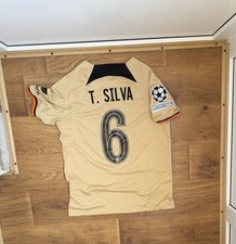 Chelsea FC 2023-24 Home Shirt with FA Cup Patches, T. Silva #6 — listing 5