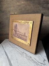 Framed Sepia-Toned Print in Ornate Gilt-Wood Frame — listing 2