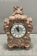Vintage Lanshire Ornate Baroque-Style Electric Mantel Clock with Original Hang Tag, Scrolled Rococo Case — listing 6