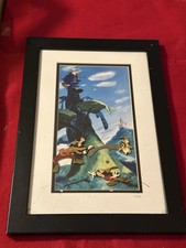 Walt Disney Gallery 'Mickey and the Beanstalk' Framed Enamel Pin Set - Limited Edition